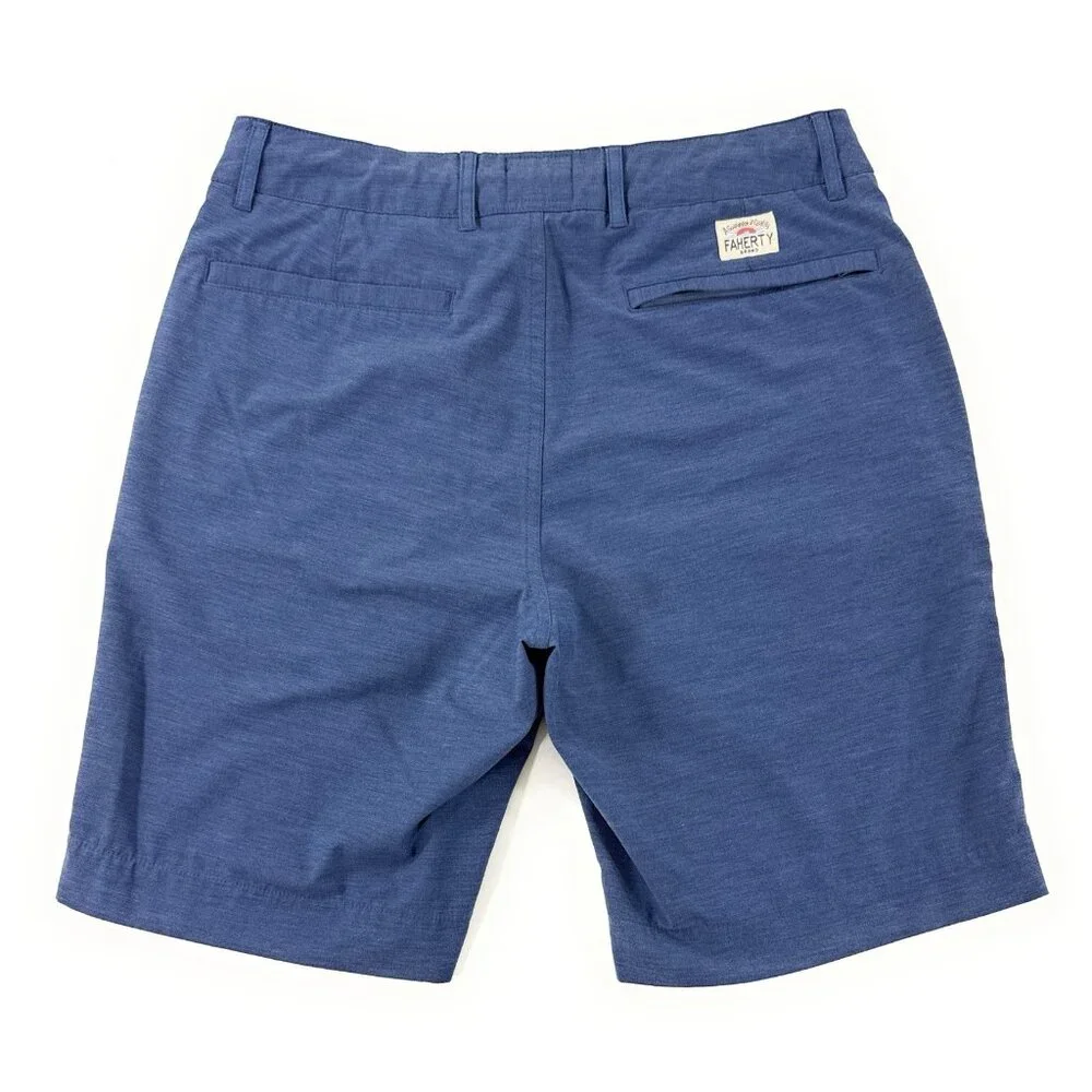 Faherty Mens Everyday Shorts Size 30 Hybrid Performance Stretch Chino Drawstring